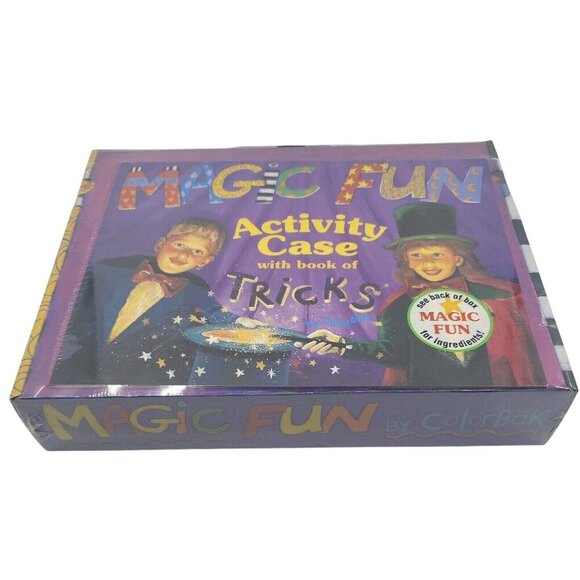 Magic Fun Activity Case w/ Book of Tricks Imagine Learn Play Dice Wand Magician - Picture 7 of 11